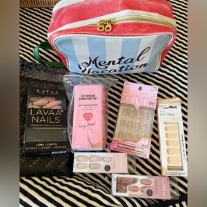 Le Mini Macaron Gel kit LAVAA Impress GEL PRESS ON NAILS Bundle + BAN.DO bag!